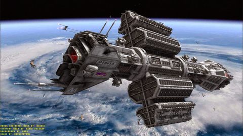 Scifi Science Fiction Spaceship