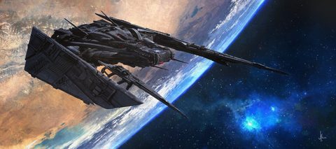 Scifi Science Fiction Spaceship