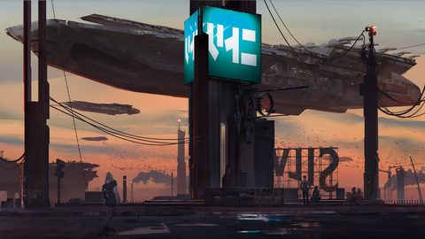 Scifi Science Fiction Spaceship