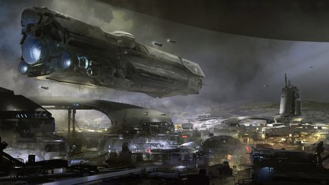 Scifi Science Fiction Spaceship