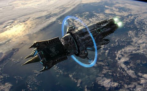 Scifi Science Fiction Spaceship