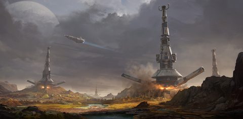Scifi Science Fiction Spaceship