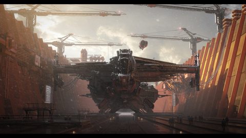Scifi Science Fiction Spaceship