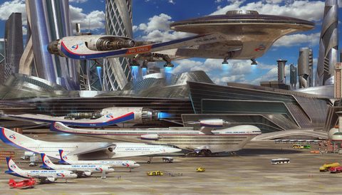 Scifi Science Fiction Spaceship