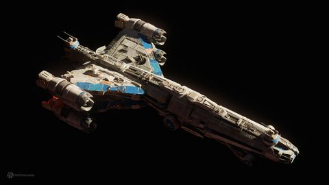 Scifi Science Fiction Spaceship