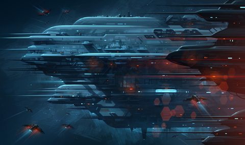 Scifi Science Fiction Spaceship