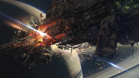 Scifi Science Fiction Spaceship