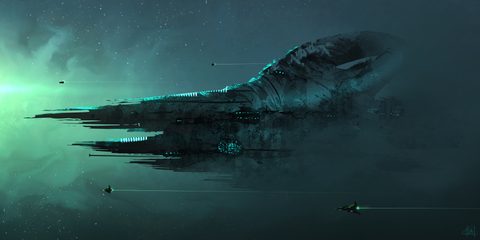 Scifi Science Fiction Spaceship