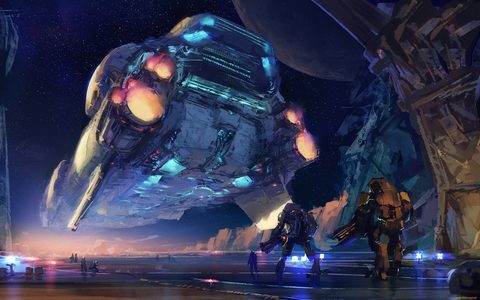 Scifi Science Fiction Spaceship