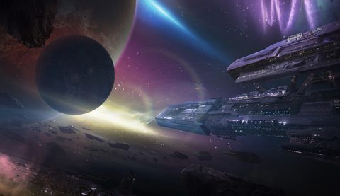Scifi Science Fiction Spaceship