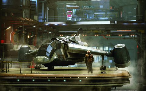 Scifi Science Fiction Spaceship