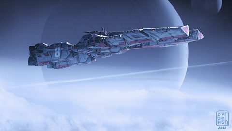 Scifi Science Fiction Spaceship
