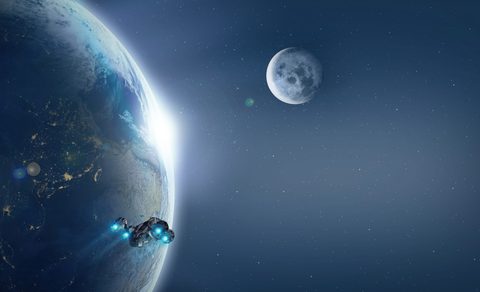 Scifi Science Fiction Spaceship