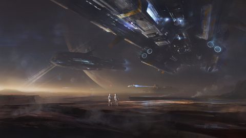 Scifi Science Fiction Spaceship