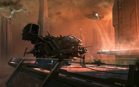 Scifi Science Fiction Spaceship