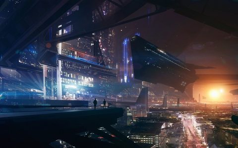 Scifi Science Fiction Spaceship