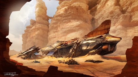 Scifi Science Fiction Spaceship
