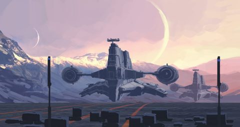 Scifi Science Fiction Spaceship