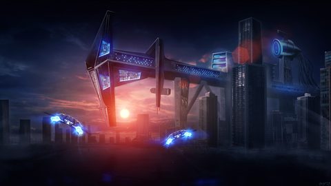 Scifi Science Fiction Spaceship