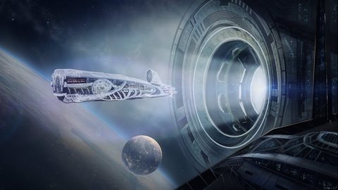 Scifi Science Fiction Spaceship