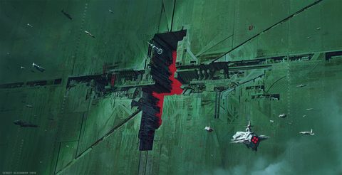 Scifi Science Fiction Spaceship