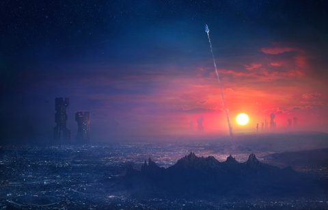 Scifi Science Fiction Spaceship