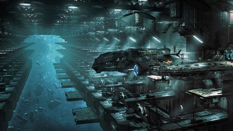 Scifi Science Fiction Spaceship