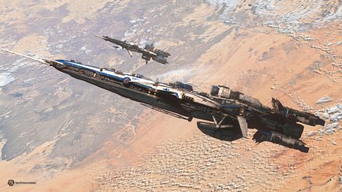 Scifi Science Fiction Spaceship