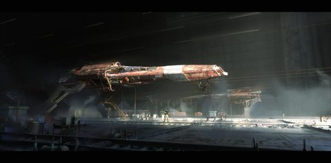 Scifi Science Fiction Spaceship