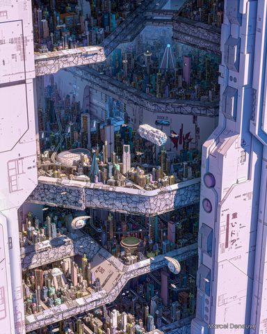 Scifi Science Fiction Spaceship