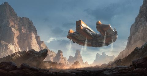 Scifi Science Fiction Spaceship