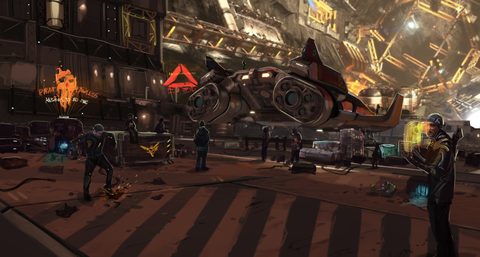 Scifi Science Fiction Spaceship