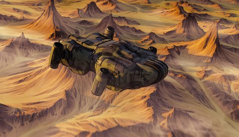 Scifi Science Fiction Spaceship