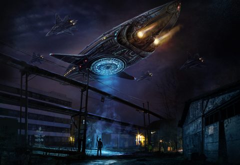 Scifi Science Fiction Spaceship