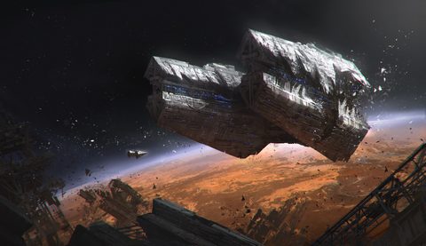Scifi Science Fiction Spaceship