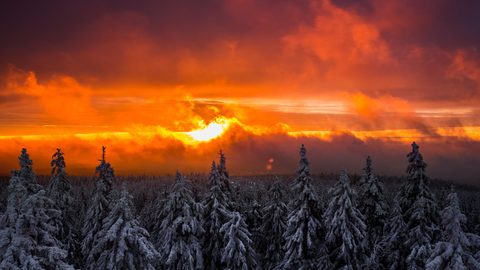 Sky Clouds Sunset