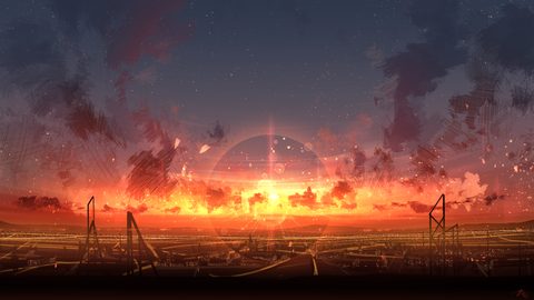 Sky Clouds Sunset