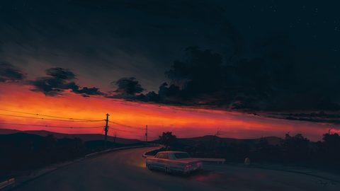Sky Clouds Sunset