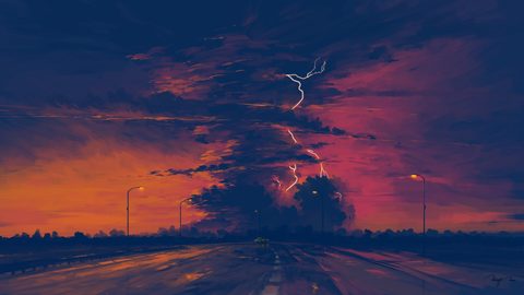 Sky Clouds Sunset