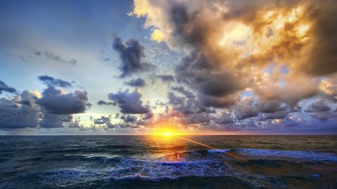 Sky Clouds Sunset