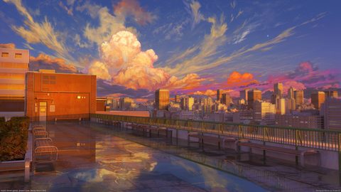Sky Clouds Sunset
