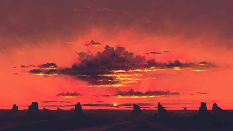 Sky Clouds Sunset